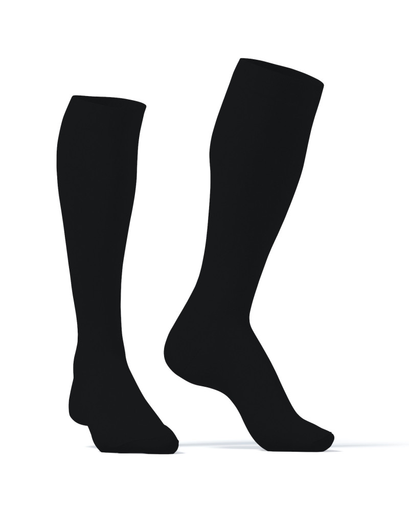 Chaussettes Hautes COLORS SneakXX Noires 