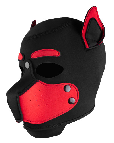 Masque Petty Dog Noir-Rouge 