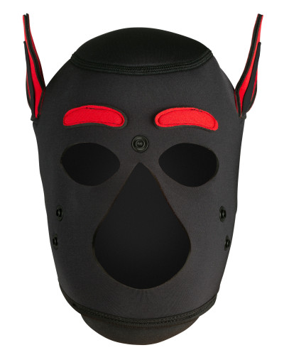 Masque Petty Dog Noir-Rouge 