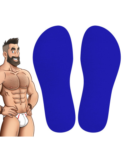 Chaussettes Hautes COLORS SneakXX Bleues 