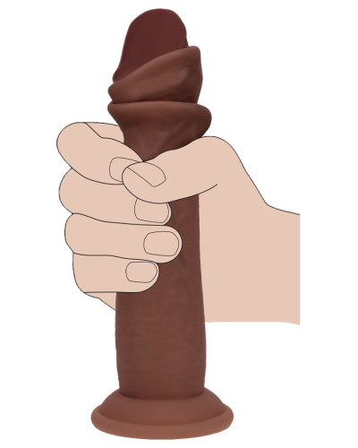 Gode Edoardo marron 16 x 4cm 