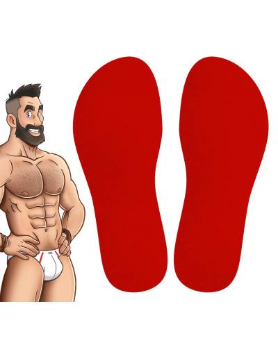 Chaussettes Hautes COLORS SneakXX Rouges 