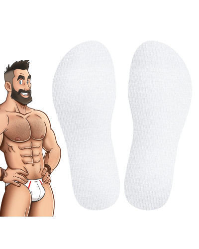 Chaussettes Hautes COLORS SneakXX Blanches 