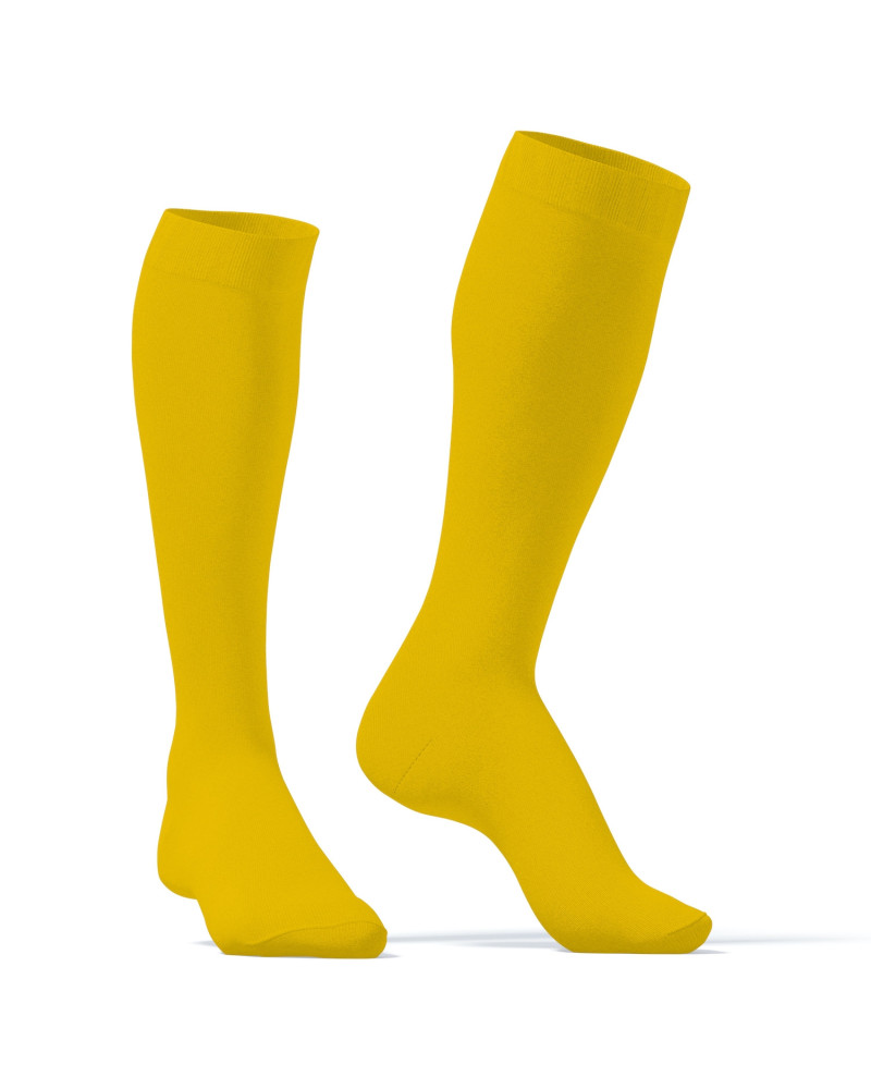 Chaussettes Hautes COLORS SneakXX Jaunes 