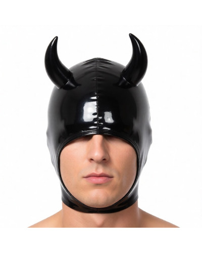 Masque avec cornes Sexy Devil Noir 