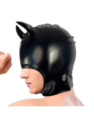 Masque avec cornes Sexy Devil Noir 