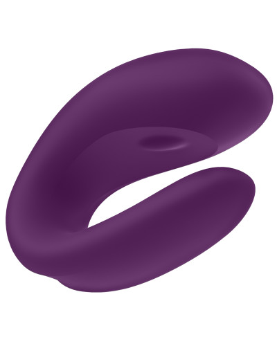 Stimulateur connecté Double Joy Satisfyer Mauve 