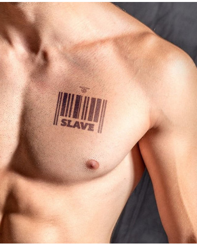 Tatouage éphémère MrB Slave 10 x 10cm 