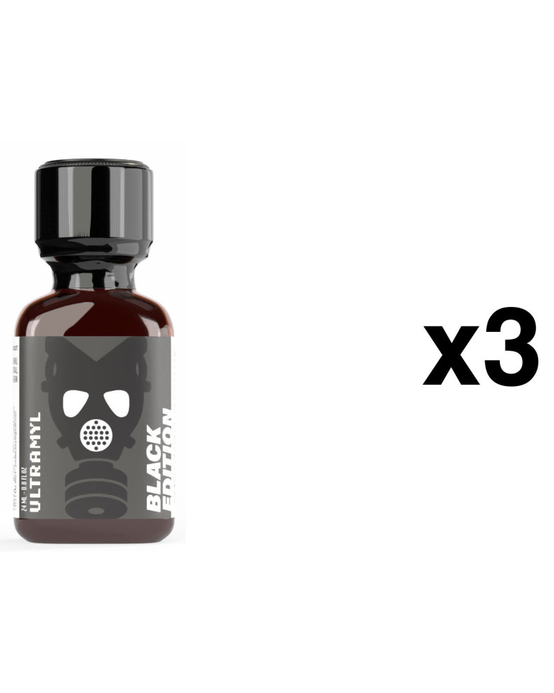 Ultramyl Black 24m x3 