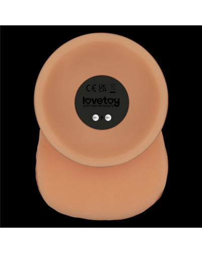 Gode Vibrant avec Bourses Power Basics 18 x 5cm 
