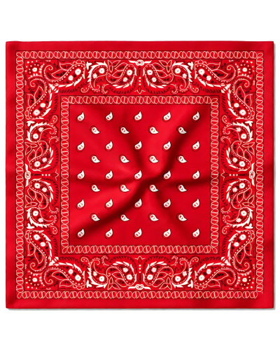 Foulard Bandana Hanky Code 58 x 58 cm Rouge 
