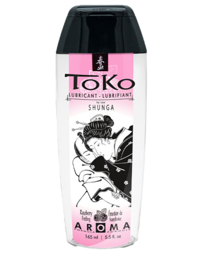  Lubrifiant aromatisé Shunga Toko Émotion de framboise 165ml 