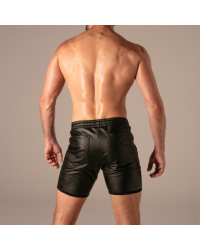 Short avec Zip Master Noir 
