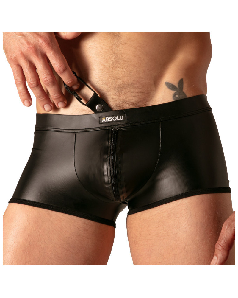 Boxer avec Zip Master Noir 