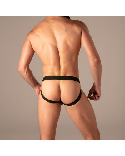 Jockstrap avec Zip Master Noir 