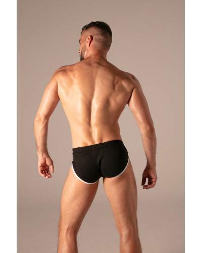 Slip Rib Zip Noir 