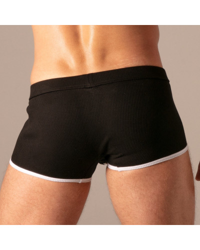 Boxer Rib Zip Noir 