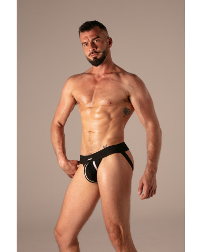 Jockstrap Rib Zip Noir 