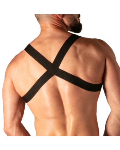 Harnais avec cockring Contour Ring Noir 