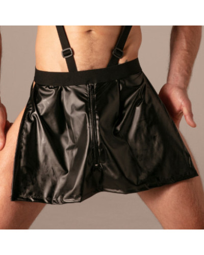 Jupe-Tablier avec Zip Master Apron Noir 