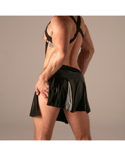 Jupe-Tablier avec Zip Master Apron Noir 
