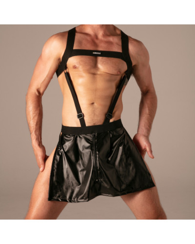 Jupe-Tablier avec Zip Master Apron Noir 
