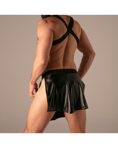 Jupe-Tablier avec Zip Master Apron Noir 