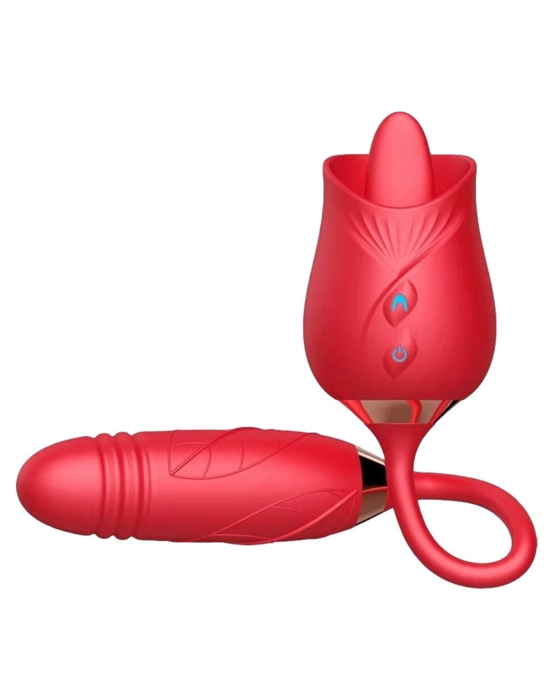 Stimulateur Double Lick Thrust 10 x 3cm 