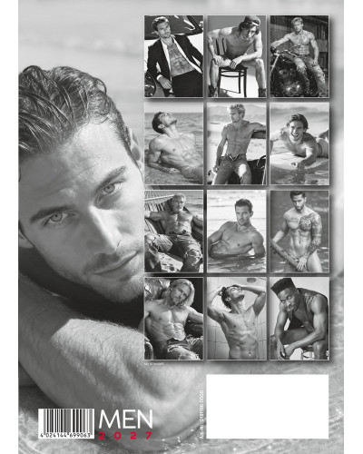 Calendrier 2027 Pin-up men 
