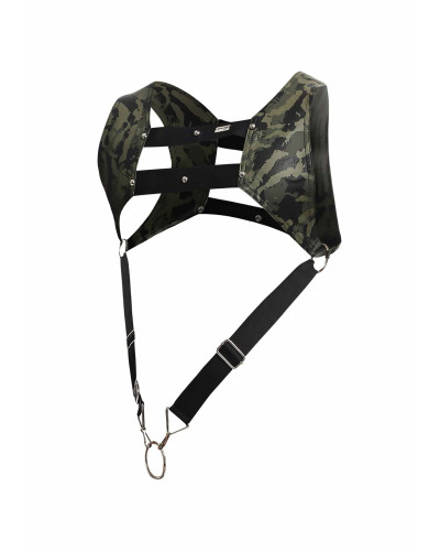 Harnais Top Cockring Dngeon Camouflage 