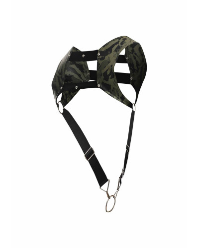 Harnais Top Cockring Dngeon Camouflage 