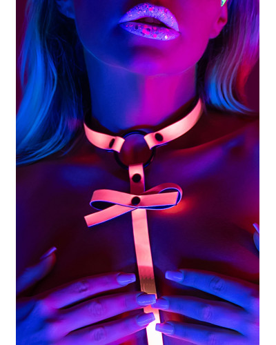 Harnais Sexy Glow In The Dark S/M Rose 