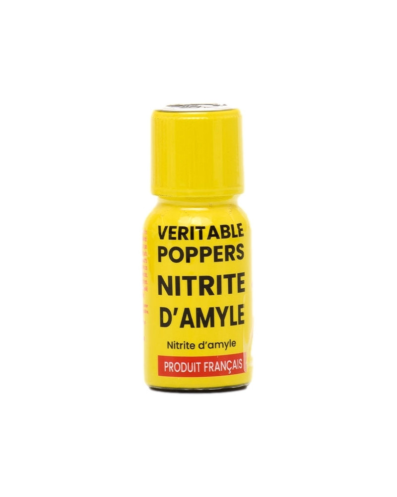 Veritable Poppers Nitrite d'Amyle 15ml 