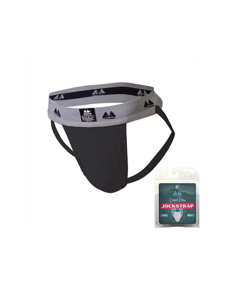 Jockstrap Original Waist 2 Band Noir  Couleur principale:Noir
