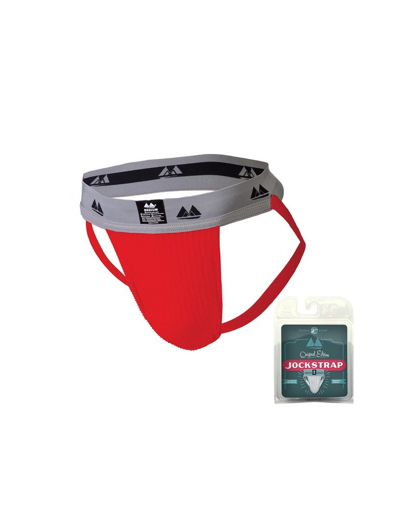 Jockstrap Original Waist 2 Band Rouge  Couleur principale:Rouge