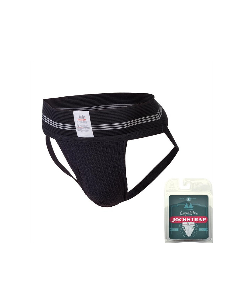 Jockstrap Original Waist 3 Band Noir  Couleur principale:Noir