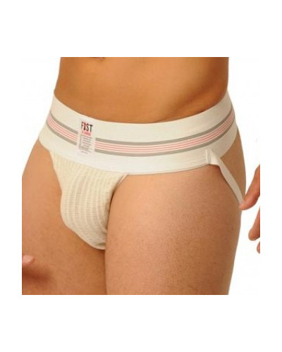 Jockstrap Fist Large Bande Blanc  Couleur principale:Blanc