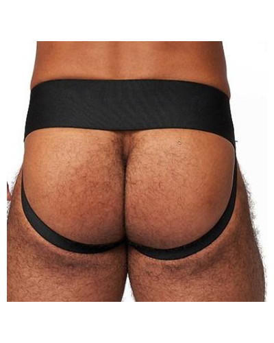 Jockstrap en cuir Mister B Noir  Couleur principale:Noir