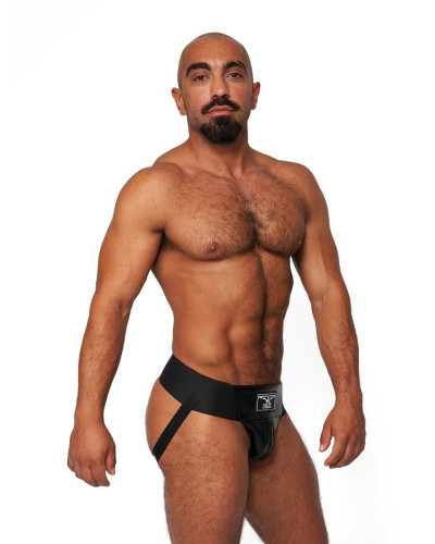 Jockstrap en cuir Mister B Noir  Couleur principale:Noir