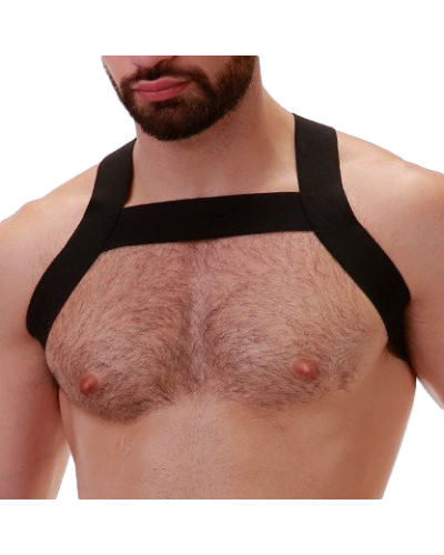 Harnais élastique Matt Noir  Couleur principale:Noir