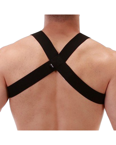 Harnais élastique Matt Noir  Couleur principale:Noir