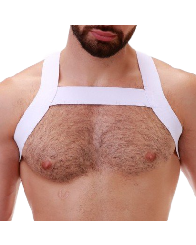 Harnais élastique Matt Blanc  Couleur principale:Blanc
