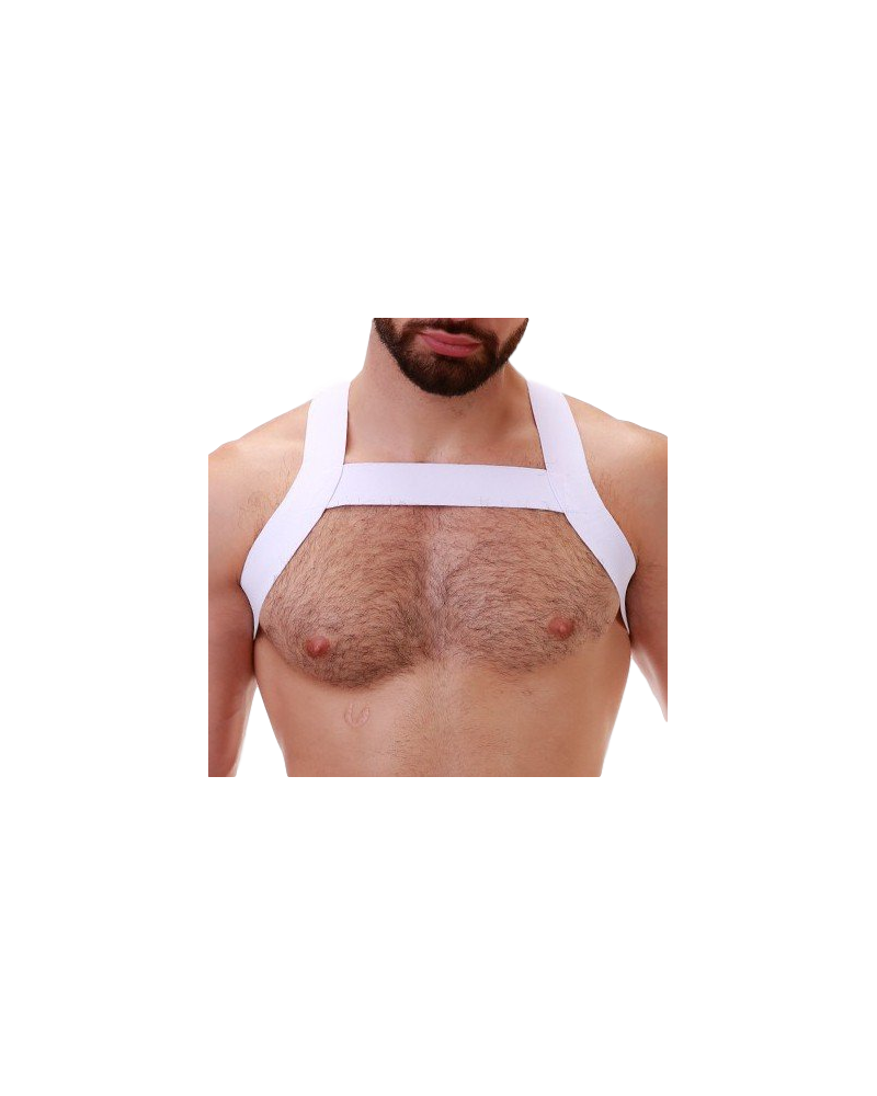 Harnais élastique Matt Blanc  Couleur principale:Blanc