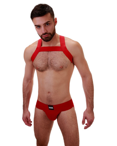 Harnais Élastique MATT Rouge  Couleur principale:Rouge