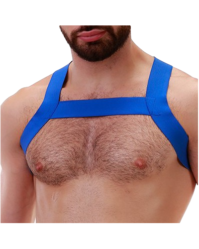 Harnais en élastique Matt Bleu  Couleur principale:Bleu