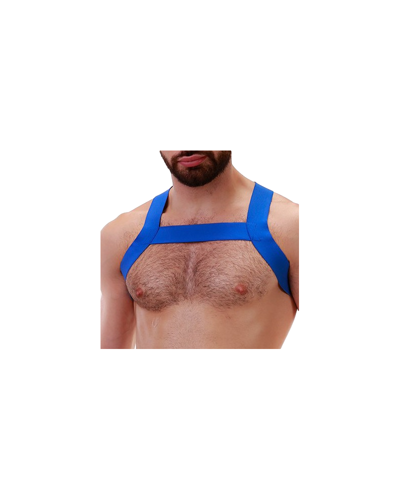 Harnais en élastique Matt Bleu  Couleur principale:Bleu