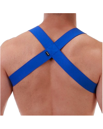 Harnais en élastique Matt Bleu  Couleur principale:Bleu