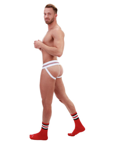 Jockstrap Boris Blanc  Couleur principale:Blanc