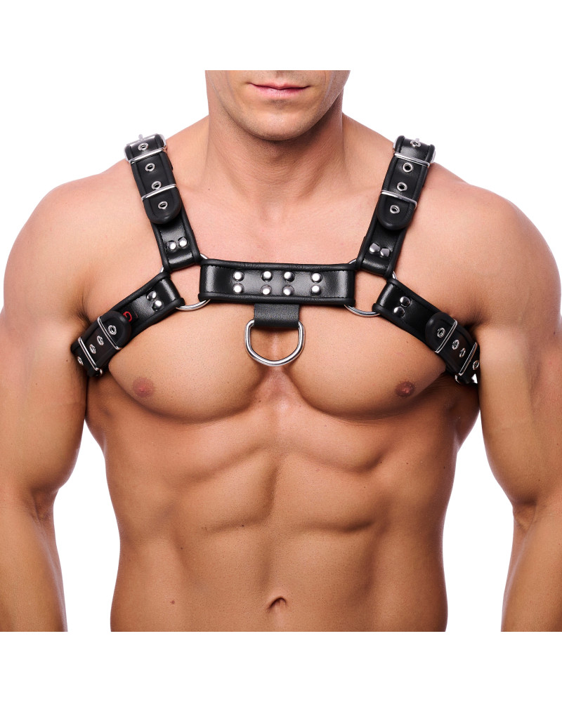 Harnais en cuir premium noir  Couleur principale:Noir