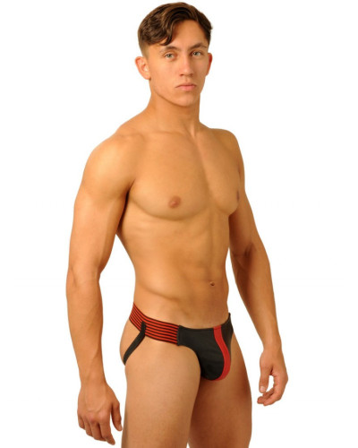 Jockstrap Fist Leather Rouge  Couleur principale:Rouge